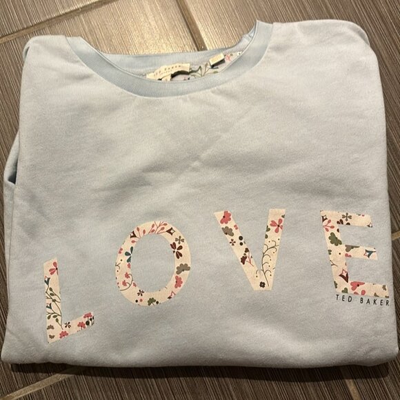 Ted Baker Blue Long Sleeve Sweater Love - Picture 2 of 10